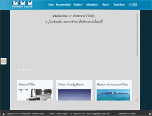 Tablet Screenshot of patmos-villas.com